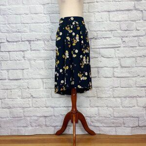 Hanna Andersson Love, Hanna Black Floral Midi Skirt